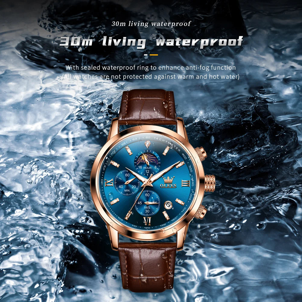 Olevs 9812 Watch | Mens' Fashion Watch | The WatchDept